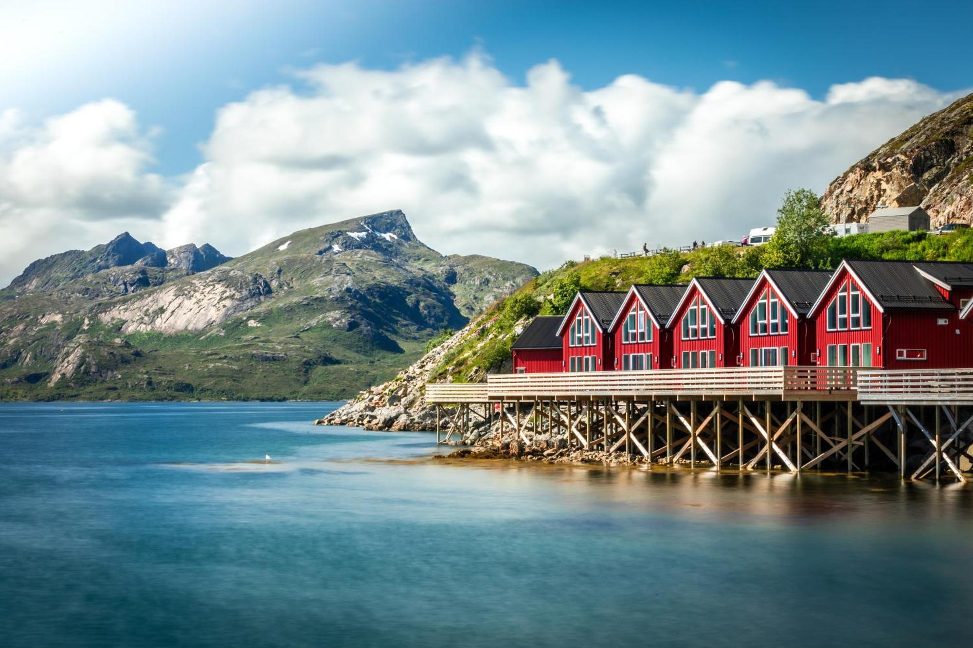 Lofoten Rorbu Lodge Offersoya Ngoại thất bức ảnh