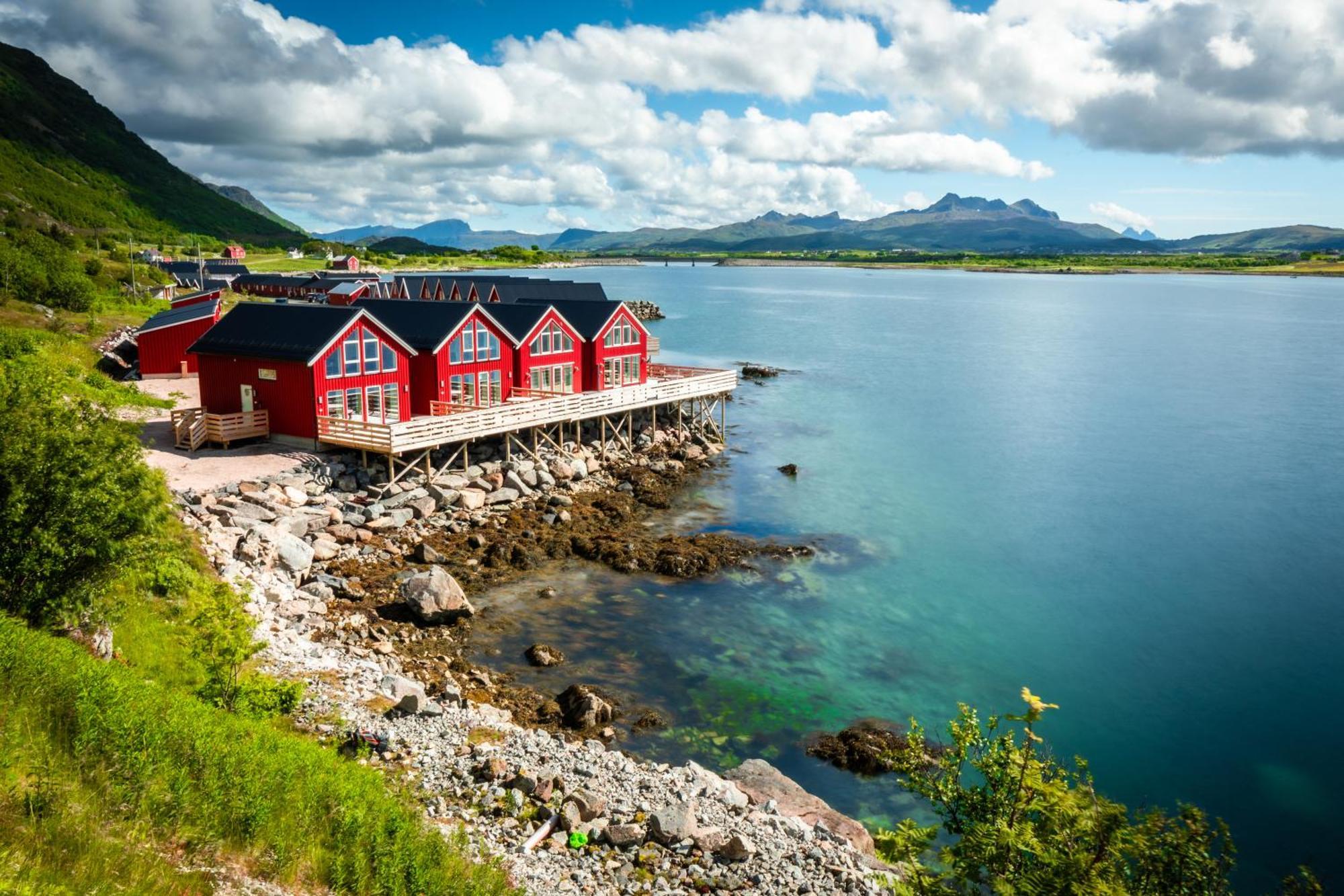 Lofoten Rorbu Lodge Offersoya Ngoại thất bức ảnh